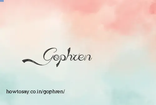 Gophren