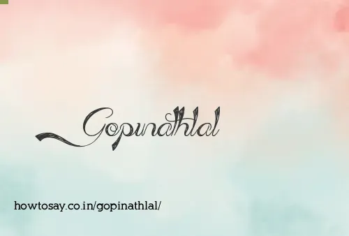 Gopinathlal