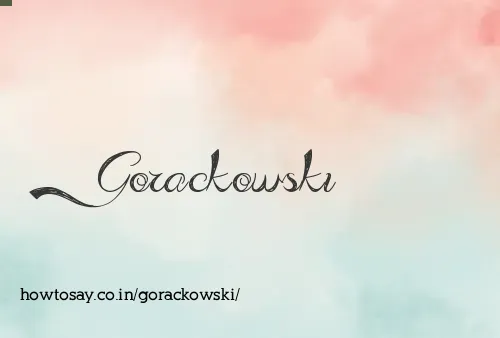 Gorackowski