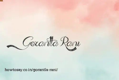 Gorantla Rani