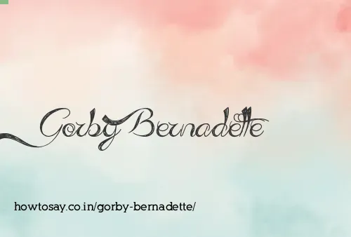 Gorby Bernadette