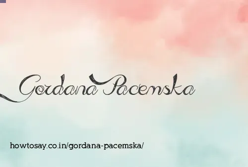 Gordana Pacemska
