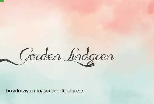 Gorden Lindgren