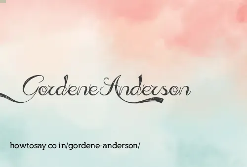 Gordene Anderson