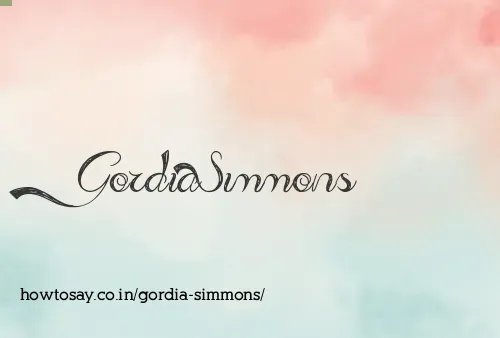 Gordia Simmons
