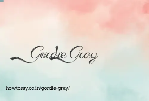 Gordie Gray