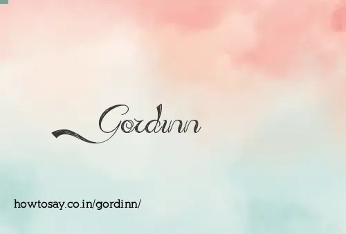 Gordinn