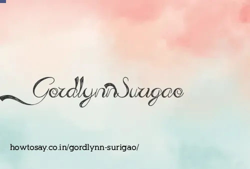 Gordlynn Surigao