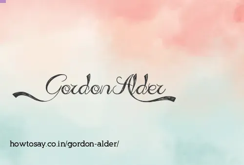 Gordon Alder