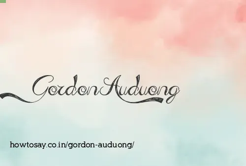 Gordon Auduong