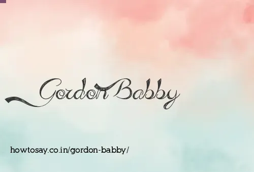 Gordon Babby