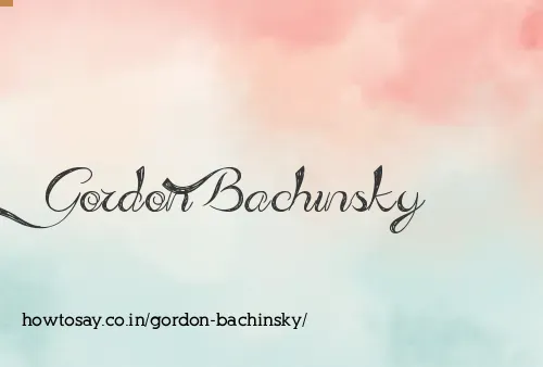 Gordon Bachinsky