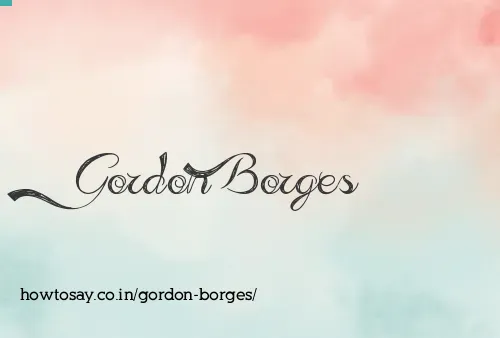 Gordon Borges