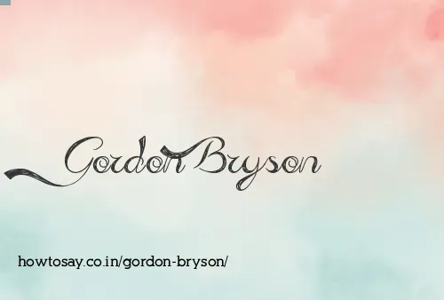 Gordon Bryson