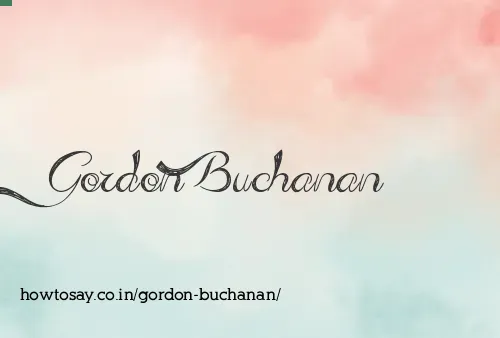 Gordon Buchanan