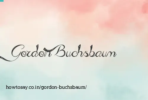 Gordon Buchsbaum