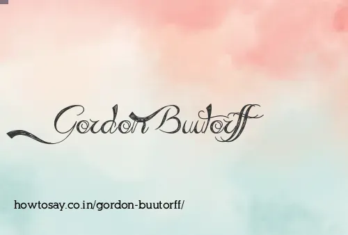 Gordon Buutorff