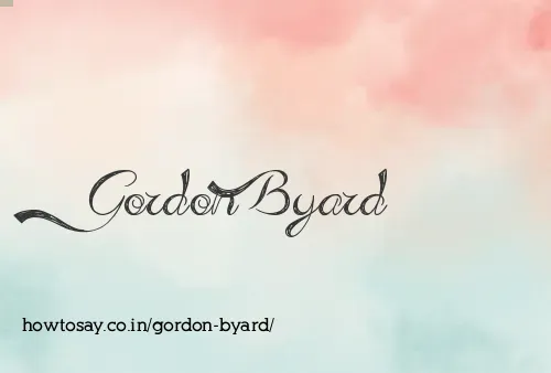 Gordon Byard