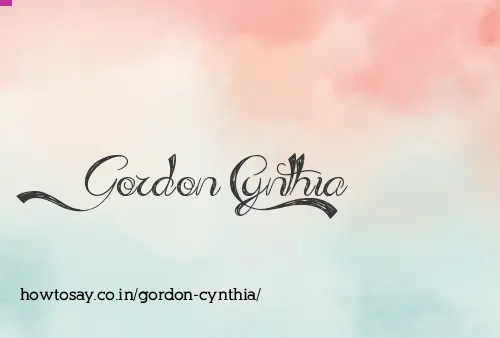 Gordon Cynthia