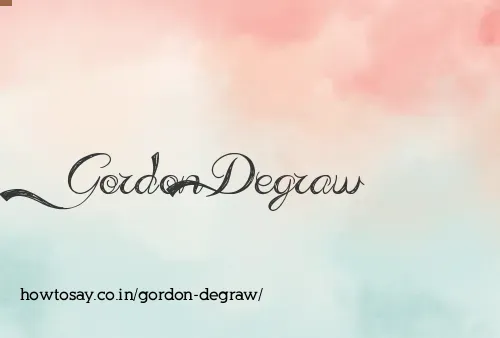 Gordon Degraw