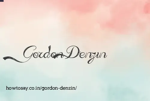 Gordon Denzin