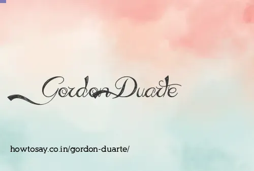 Gordon Duarte