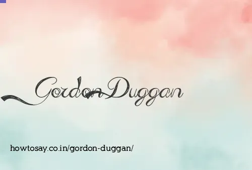Gordon Duggan