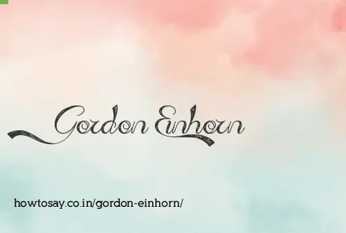 Gordon Einhorn