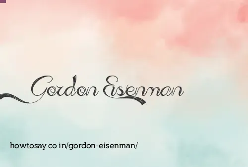 Gordon Eisenman