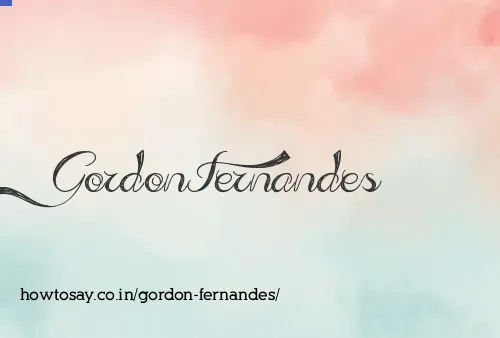 Gordon Fernandes