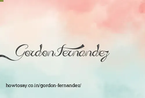 Gordon Fernandez
