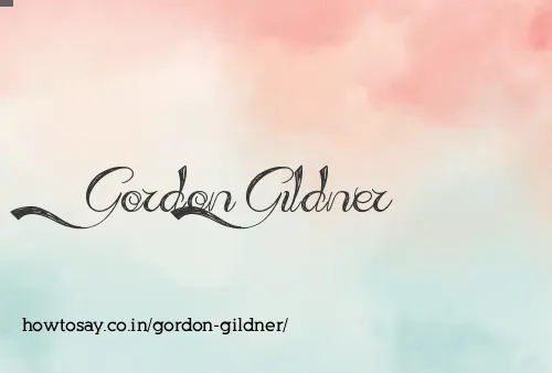 Gordon Gildner