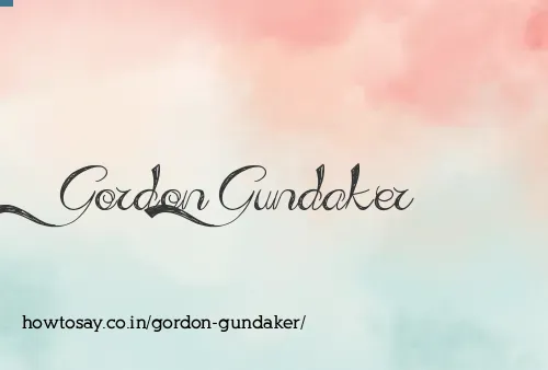 Gordon Gundaker