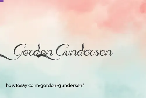 Gordon Gundersen