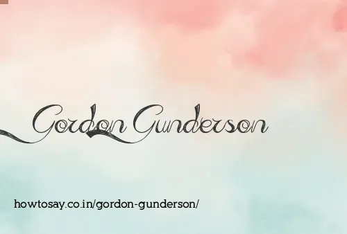 Gordon Gunderson