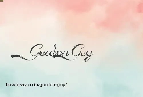 Gordon Guy