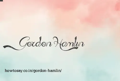 Gordon Hamlin