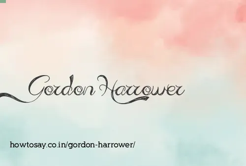 Gordon Harrower