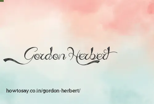 Gordon Herbert