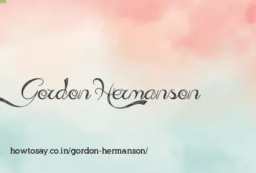 Gordon Hermanson