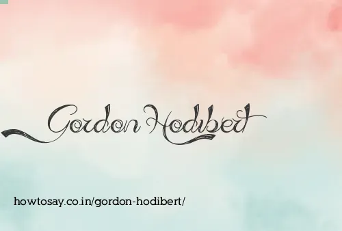 Gordon Hodibert