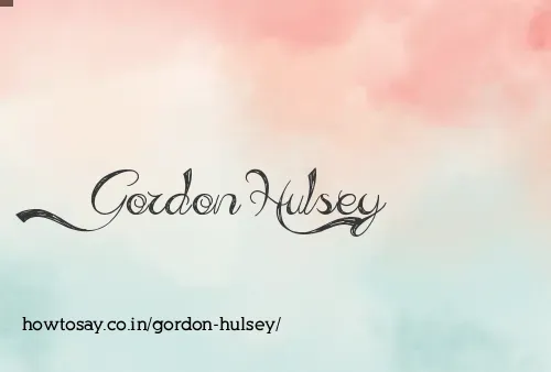 Gordon Hulsey