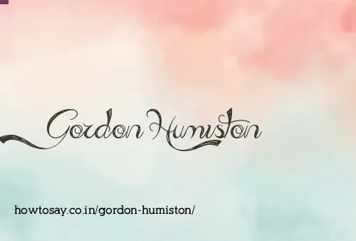 Gordon Humiston