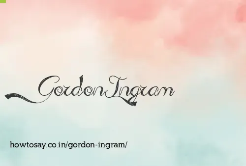 Gordon Ingram