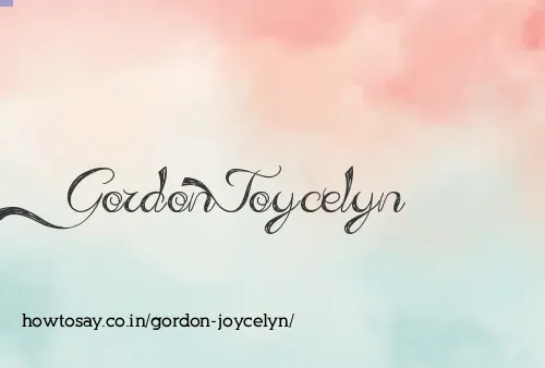 Gordon Joycelyn