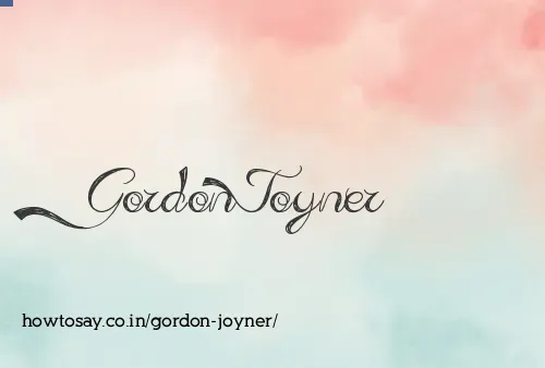 Gordon Joyner