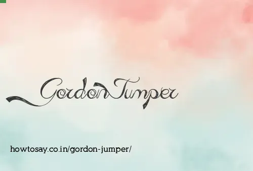 Gordon Jumper