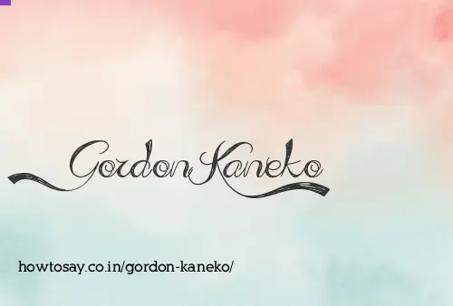 Gordon Kaneko