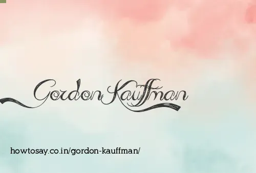 Gordon Kauffman