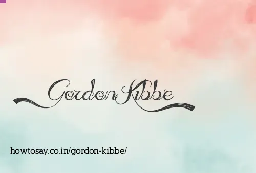 Gordon Kibbe